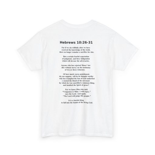 Justice for Jesus Cotton Tee, Christian T-Shirt, Faith-Based Apparel, Religious Gift, Scripture Print Shirt - Image 4