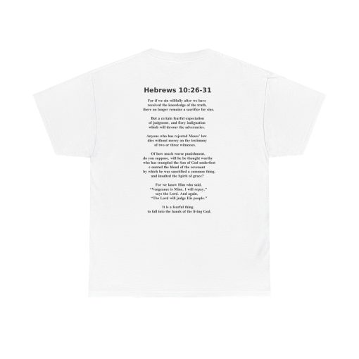 Justice for Jesus Cotton Tee, Christian T-Shirt, Faith-Based Apparel, Religious Gift, Scripture Print Shirt - Image 2